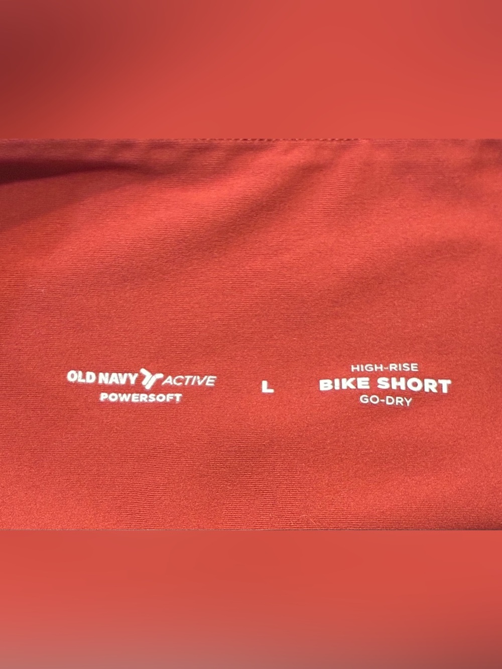 Old Navy 🟣 Size Large High Rise 8" Powersoft Bike Shorts - Picture 5 of 7